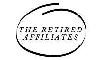 The retired affiliates logo in black writing on a white background