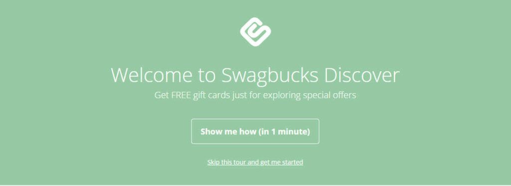 Welcome to Swagbucks Discover