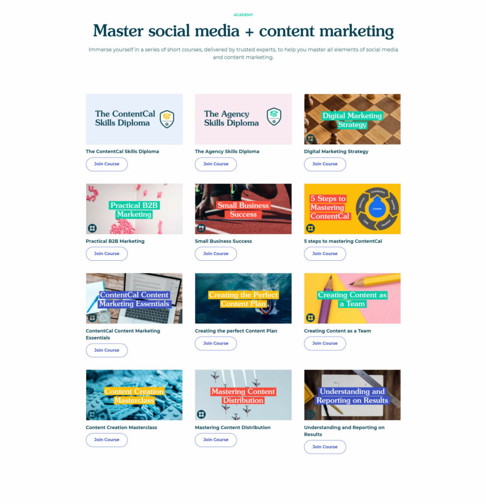 Master Social Media + Content marketing