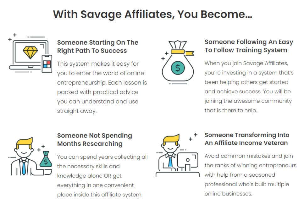 Savage Affiliates what you become - The Retired Affiliates