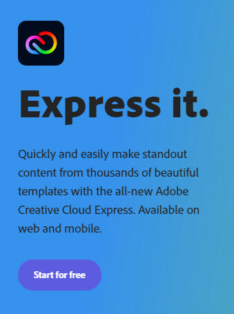 Adobe Spark Express It - The Retired Affiliates