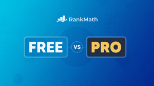 RankMath Free vs Pro banner 