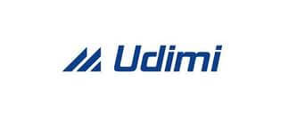 The Udimi logo in dark blue on a white background